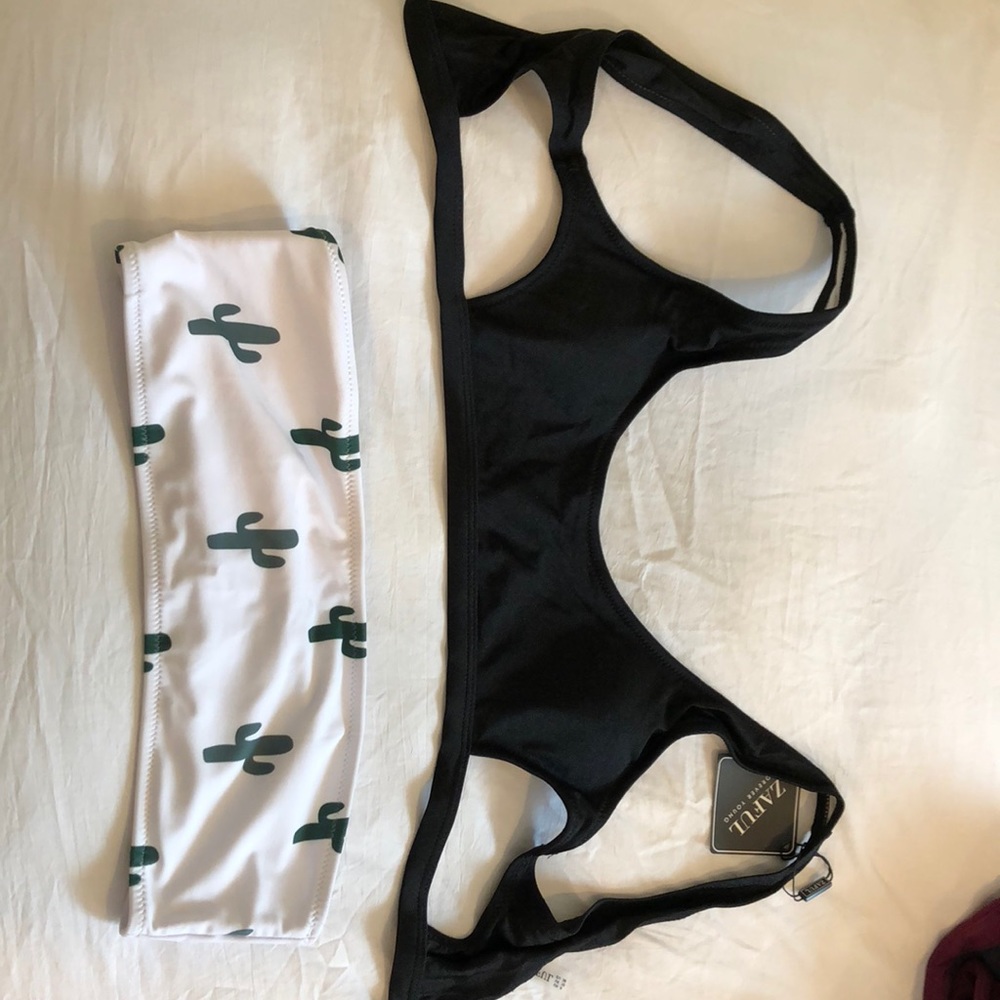 Two in one! Brand new never worn Zaful Bikini tops